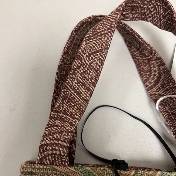 Maven paisley small cotton bag made in USA NWT - Picture 6 of 6
